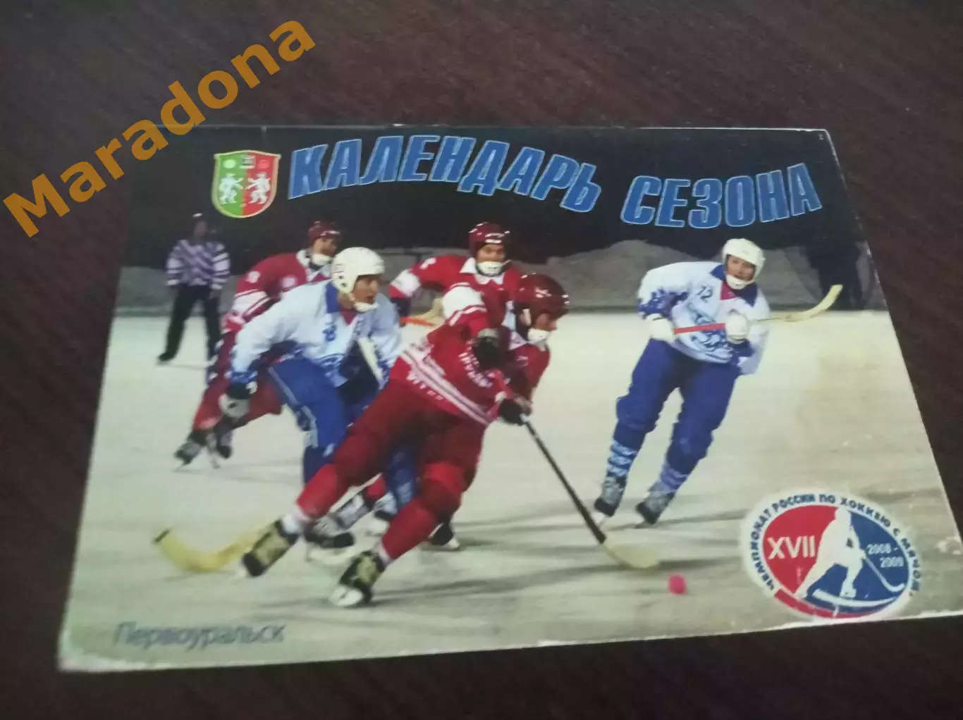 Хоккей с мячом Первоуральск 2008/2009 состояние на фото