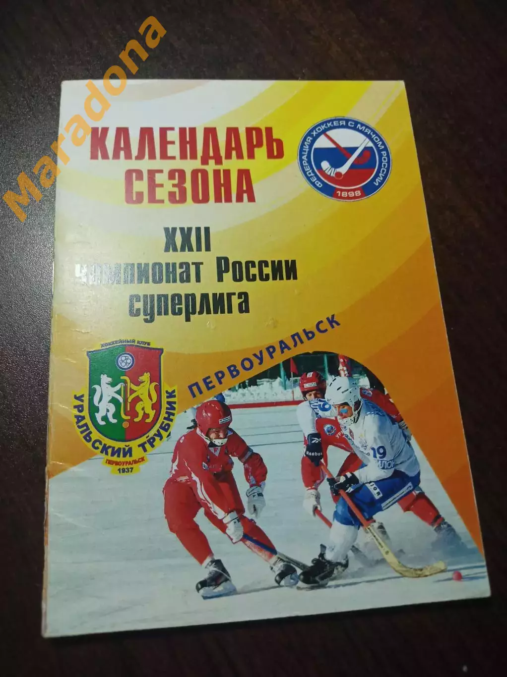 Хоккей с мячом Первоуральск 2013/2014 печатный пробник