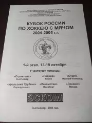 Сыктывкар Кубок 2004 Киров Нижний Новгород Оренбург Динамо Москва Первоуральск