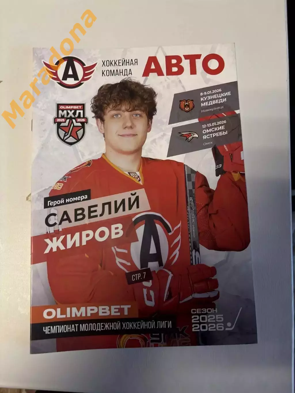 Авто Екатеринбург - Кузнецкие Медведи Новокузнецк + Омские ястребы 2025/2026