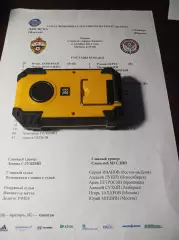 _ протокол стартовый лист ЦСКА Москва _ Амкар Пермь 2014/2015 Химки