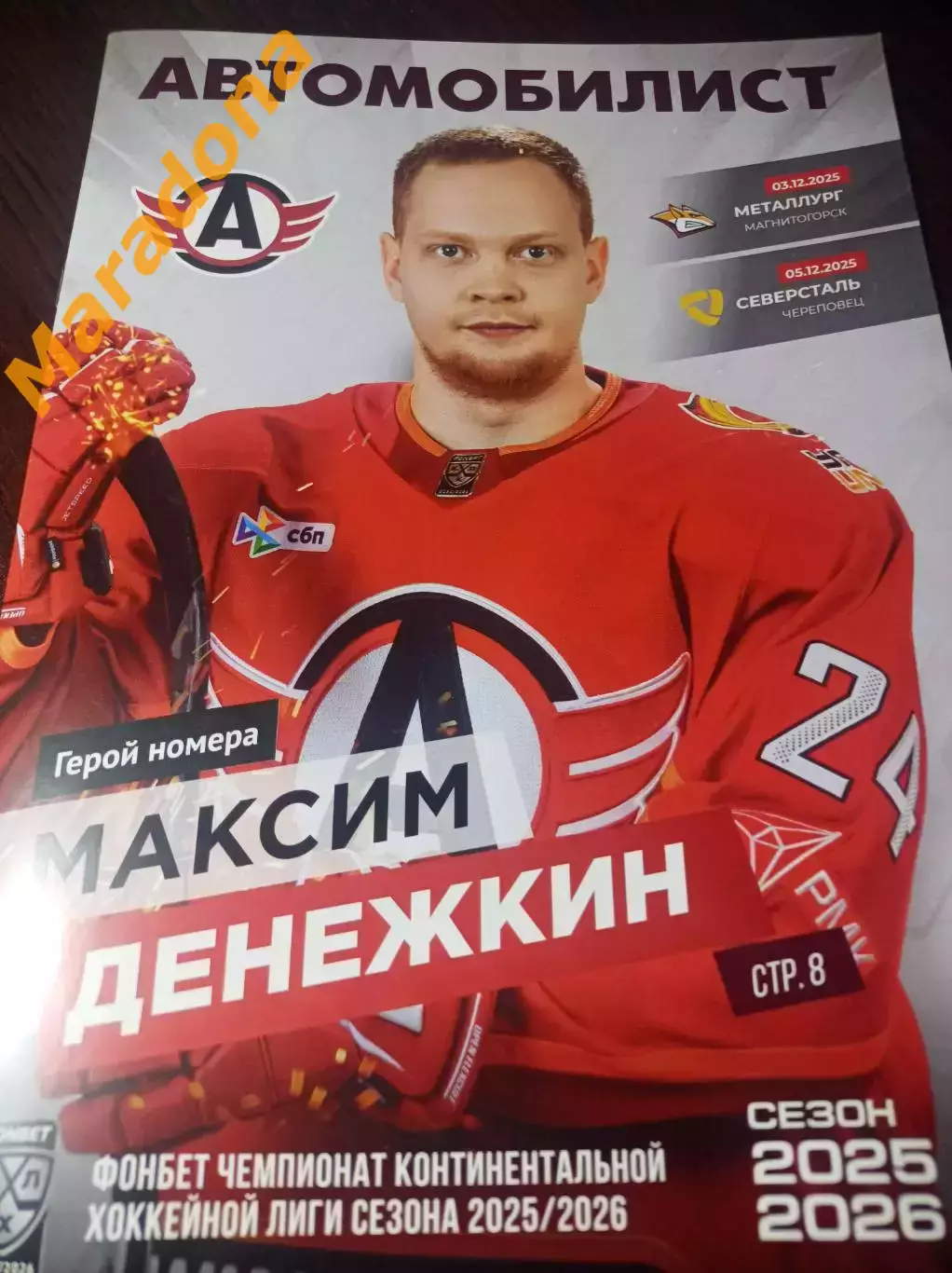 Автомобилист Екат - Металлург Магнитогорск + Северсталь Череповец 2025/2026