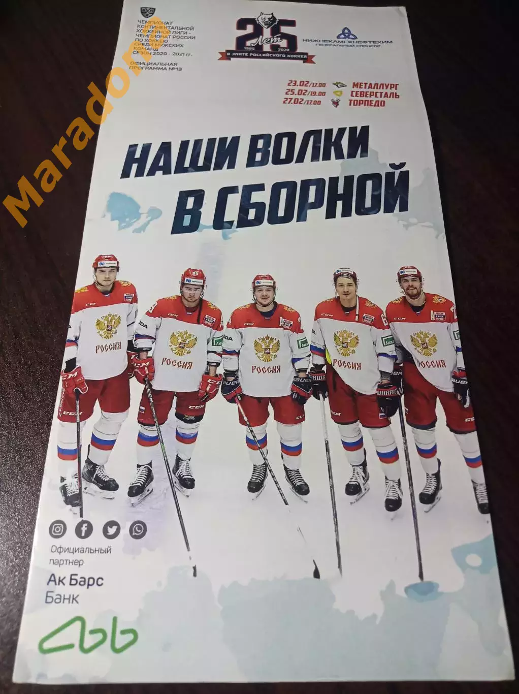 _ Нефтехимик - Металлург Магнитогорск+Северсталь+Торпедо Н.Новгород 2020/2021