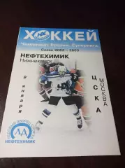 _ Нефтехимик Нижнекамск - ЦСКА Москва 2002/2003