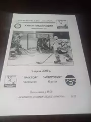 _ Трактор Челябинск - Мостовик Курган 2001/2002 Кубок Федерации