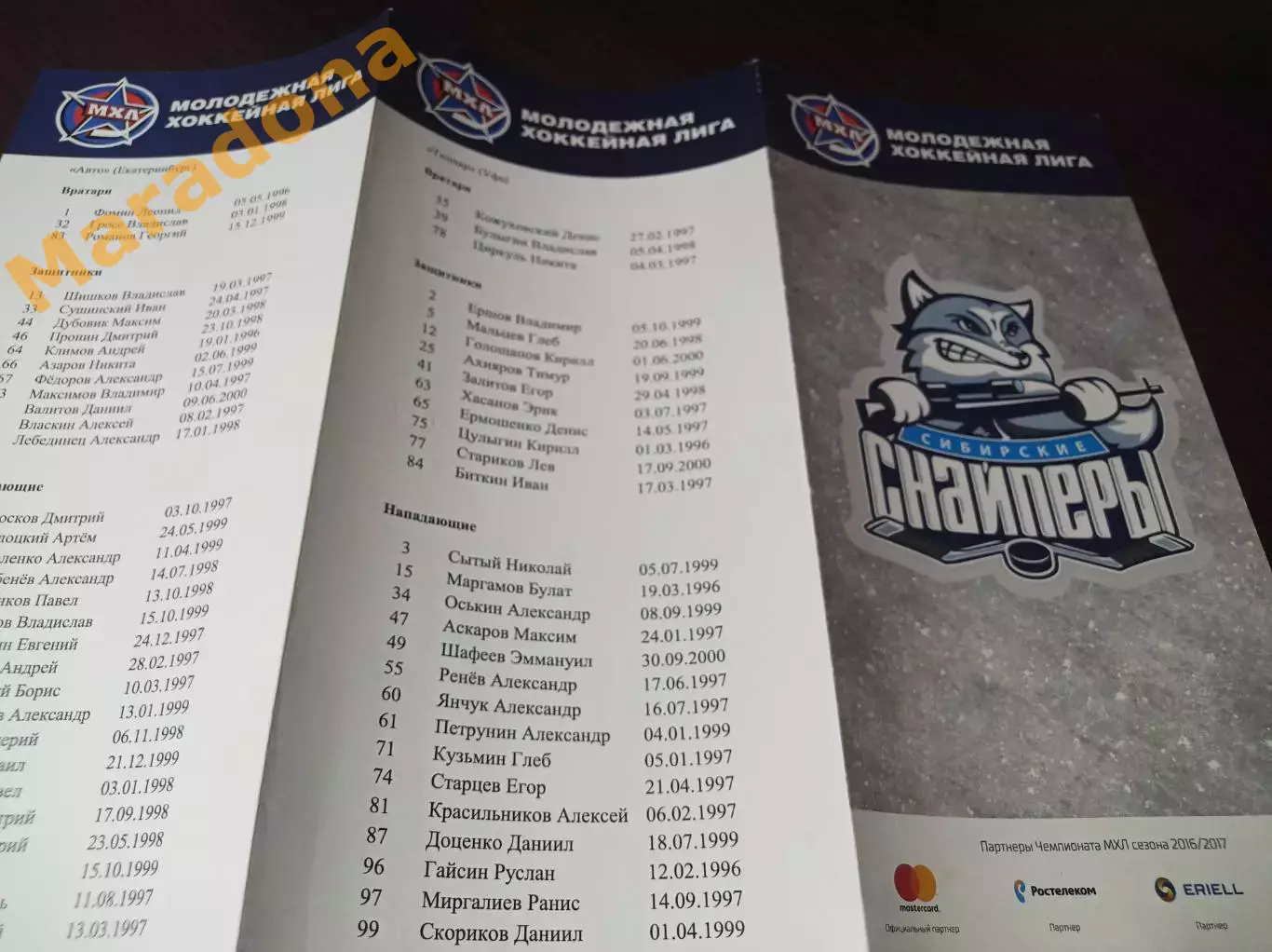 _ Сибирские снайперы - Авто Екатеринбург + Толпар Уфа 2016/2017