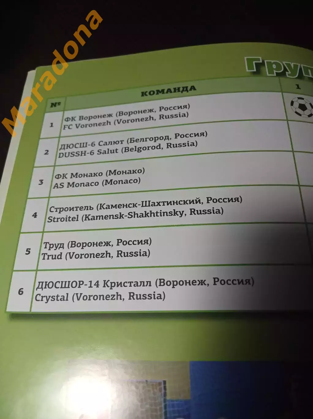 _ Воронеж 2018 Белгород Монако Брюгге Каменск-Шахтинский Железногорск 1