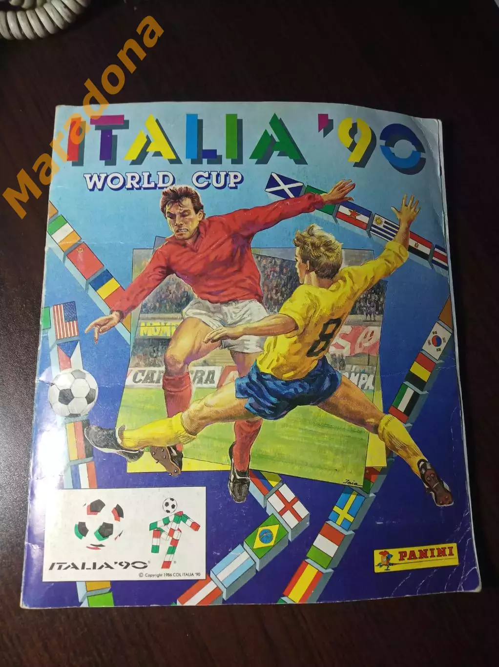 _ Альбом Панини Футбол. Италия 1990 заполненный 732 наклейки