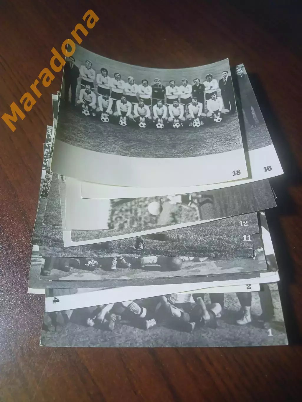 _ Набор открыток Динамо Москва Странички истории советского футбола 1977 1