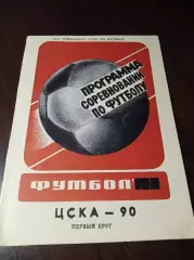 _ ЦСКА Москва 1990 1 Круг