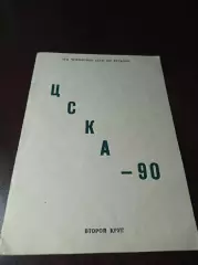 _ ЦСКА Москва 1990 2 Круг