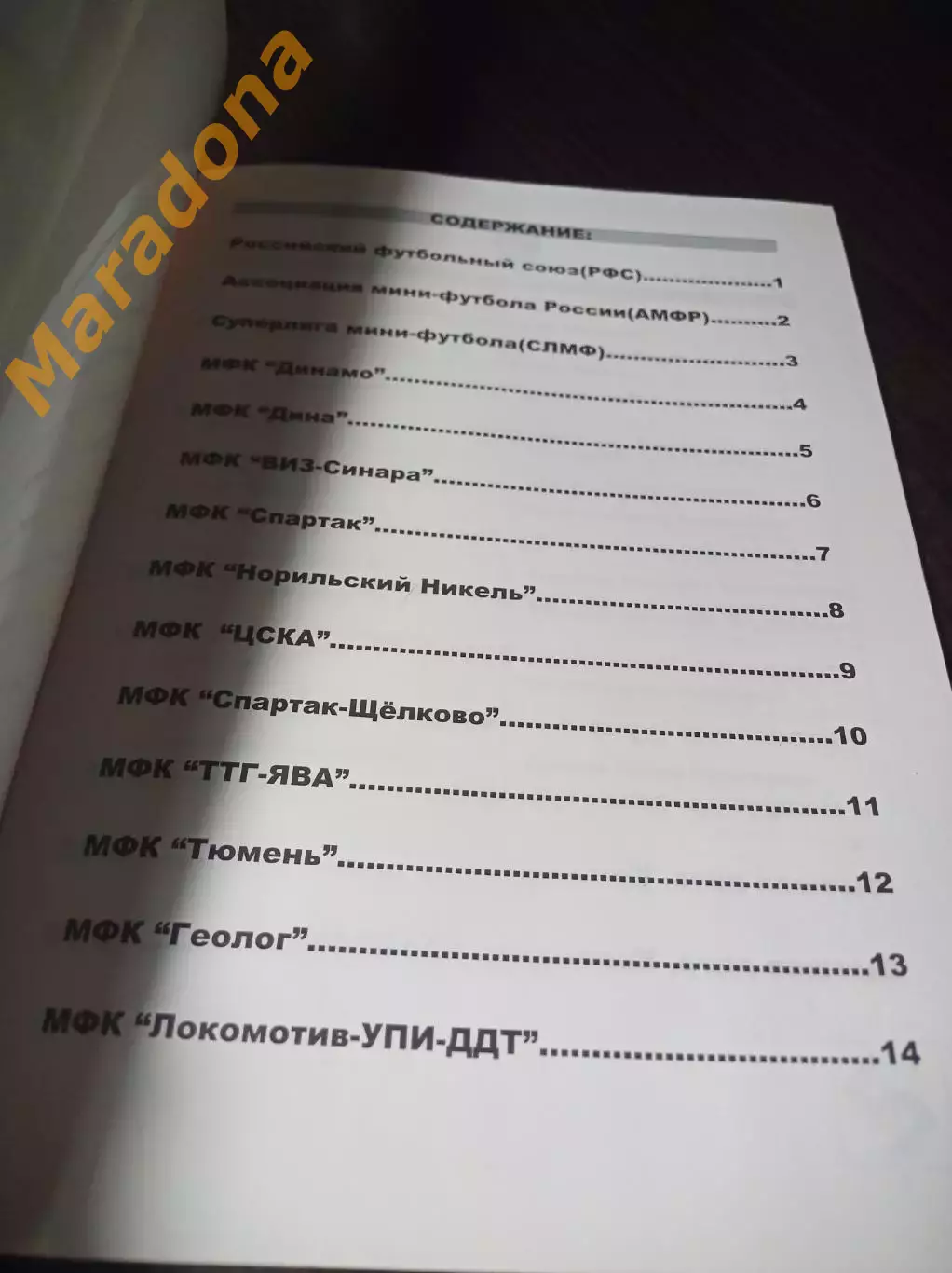 _ мини-футбол Суперлига 2004/2005 Москва 1