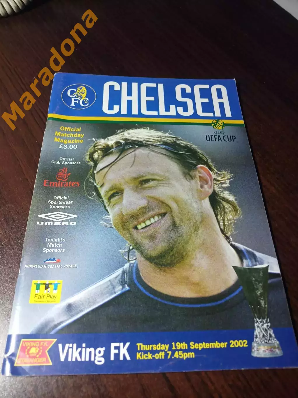 _ Челси Англия - Викинг Норвегия 2002 Кубок УЕФА