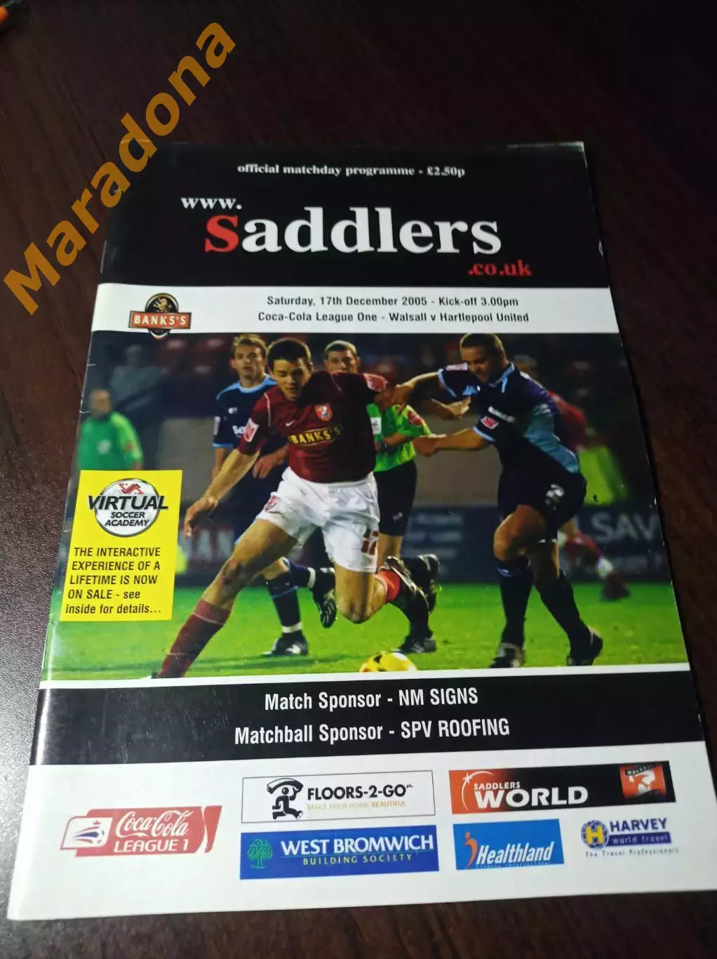 _ Уолсолл Англия - Хартлпул Юнайтед 2005