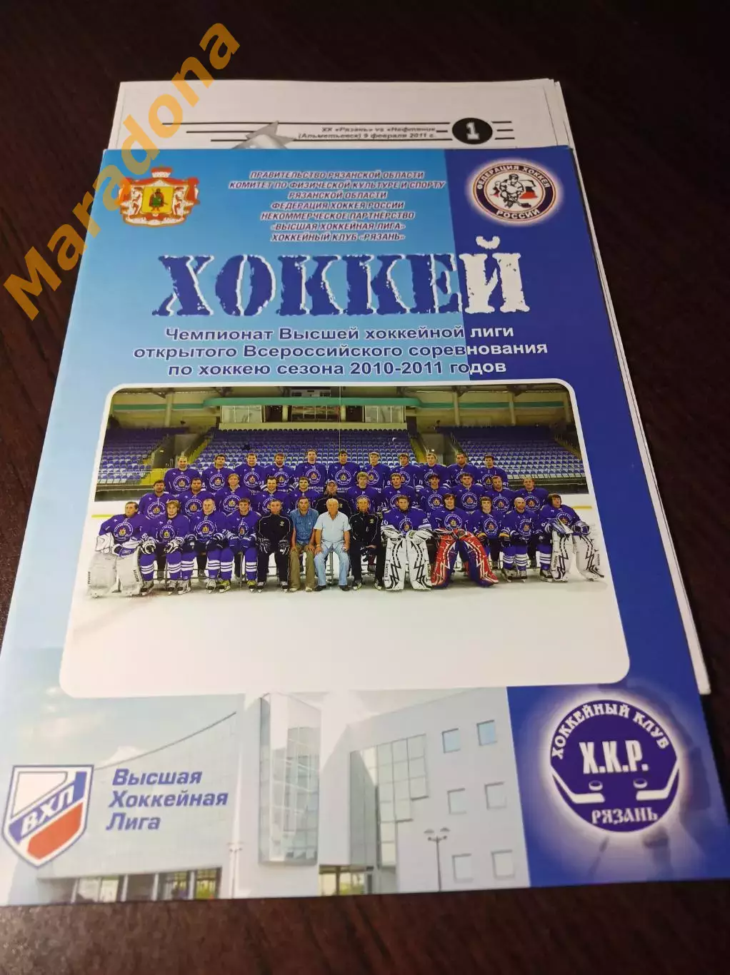 _ Рязань - Нефтяник Альметьевск 2010/2011