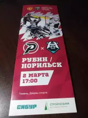 _ Рубин Тюмень - Норильск 2023/2024 Плей-офф