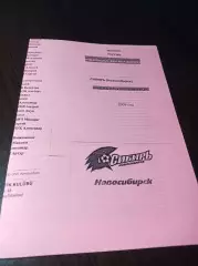 _ Динамо Барнаул - Металлург Липецк 2009 розовый