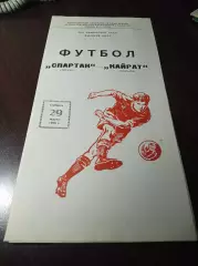 Спартак Москва - Кайрат Алма-Ата 1986