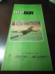 Спартак Москва - Металлист Харьков 1986