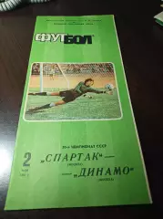 Спартак Москва - Динамо Москва 1987