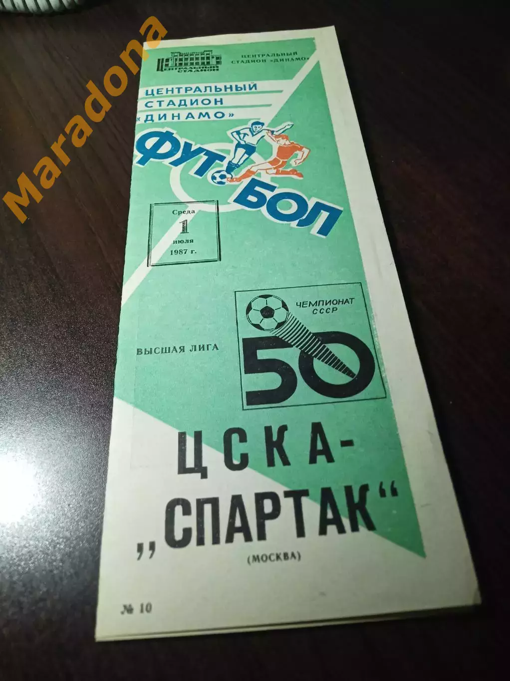 ЦСКА Москва – Спартак Москва 1987