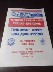 _ Томь Томск - ЦСКА Москва 2005 Дубли