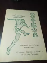 _ Динамо-Газовик Тюмень - Спартак Москва 1994