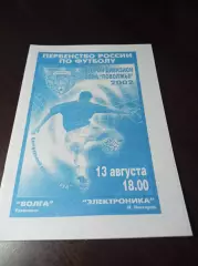 _ Волга Ульяновск - Электроника Нижний Новгород 2002