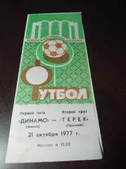 _ Динамо Минск - Терек Грозный 1978