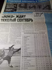 _ Чита спортивная № 16 2005 Чита-Махачкала Чита-Нальчик СКА Забакалец-Энергия