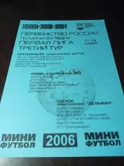 _ 1Л 3 тур Озёрск Екатеринбург 2006 Уфа Сыктывкар Курган Муравленко Тюмень Пермь