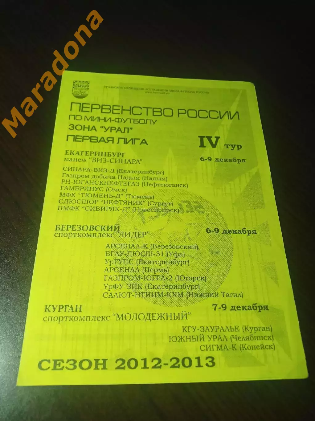 _ 1Л 4 тур Курган Екатеринбург 2012 Надым Омск Уфа Новосибирск Пермь Тюмень
