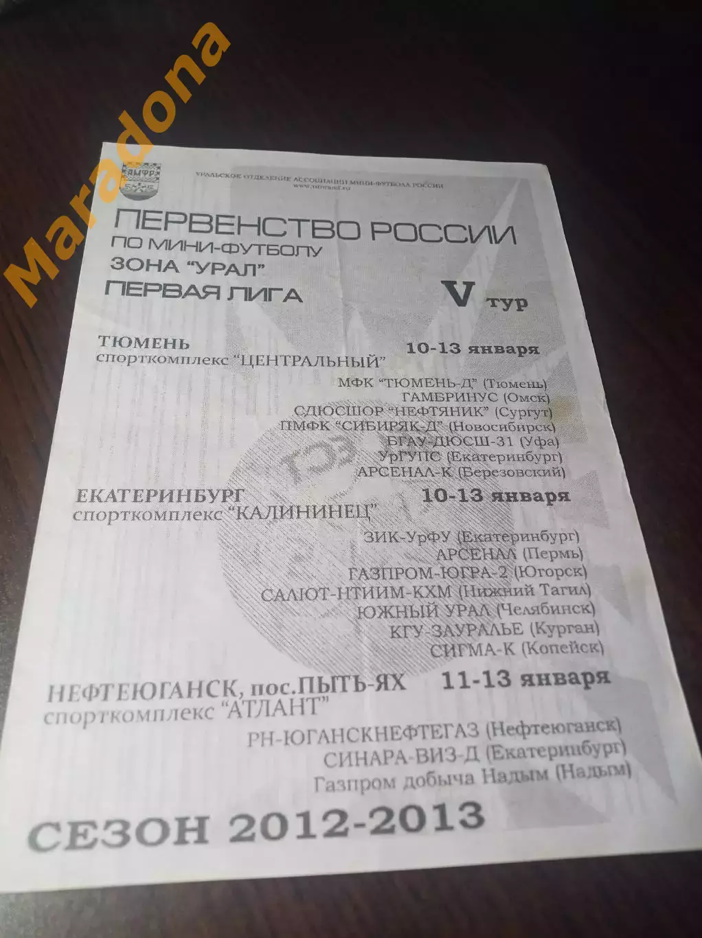 _ 1Л 5 тур Тюмень Екат 2013 Омск Челябинск Уфа Новосибирск Пермь Курган Надым