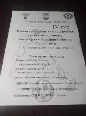 _ женщины 1Л 4 тур Екатеринбург 2017 Тюмень Курган Нижневартовск Качканар