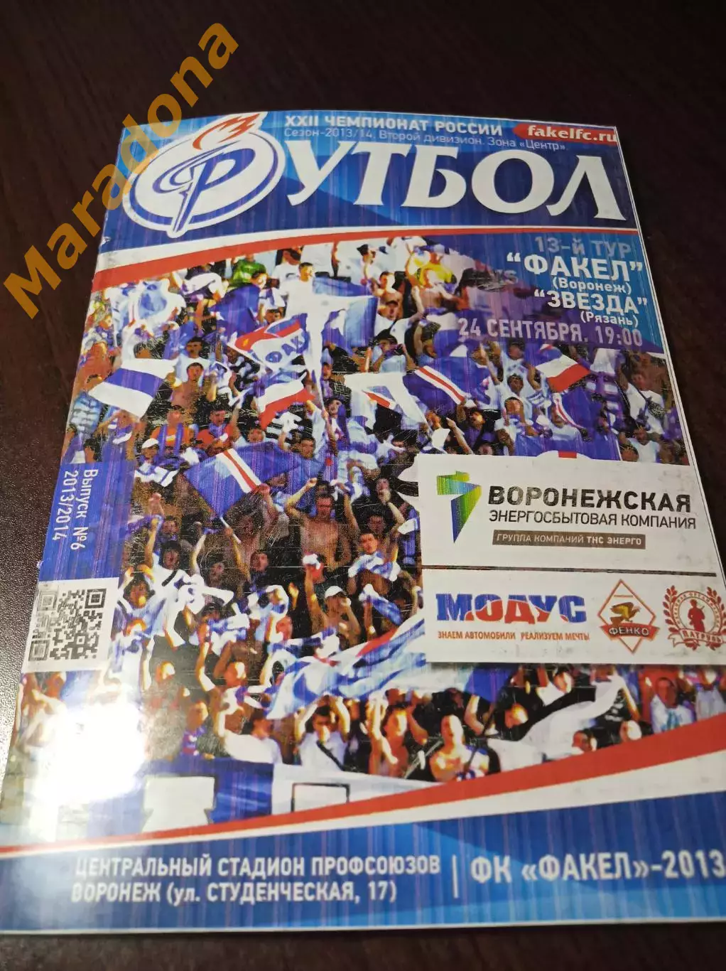 _ Факел Воронеж - Звезда Рязань 2013