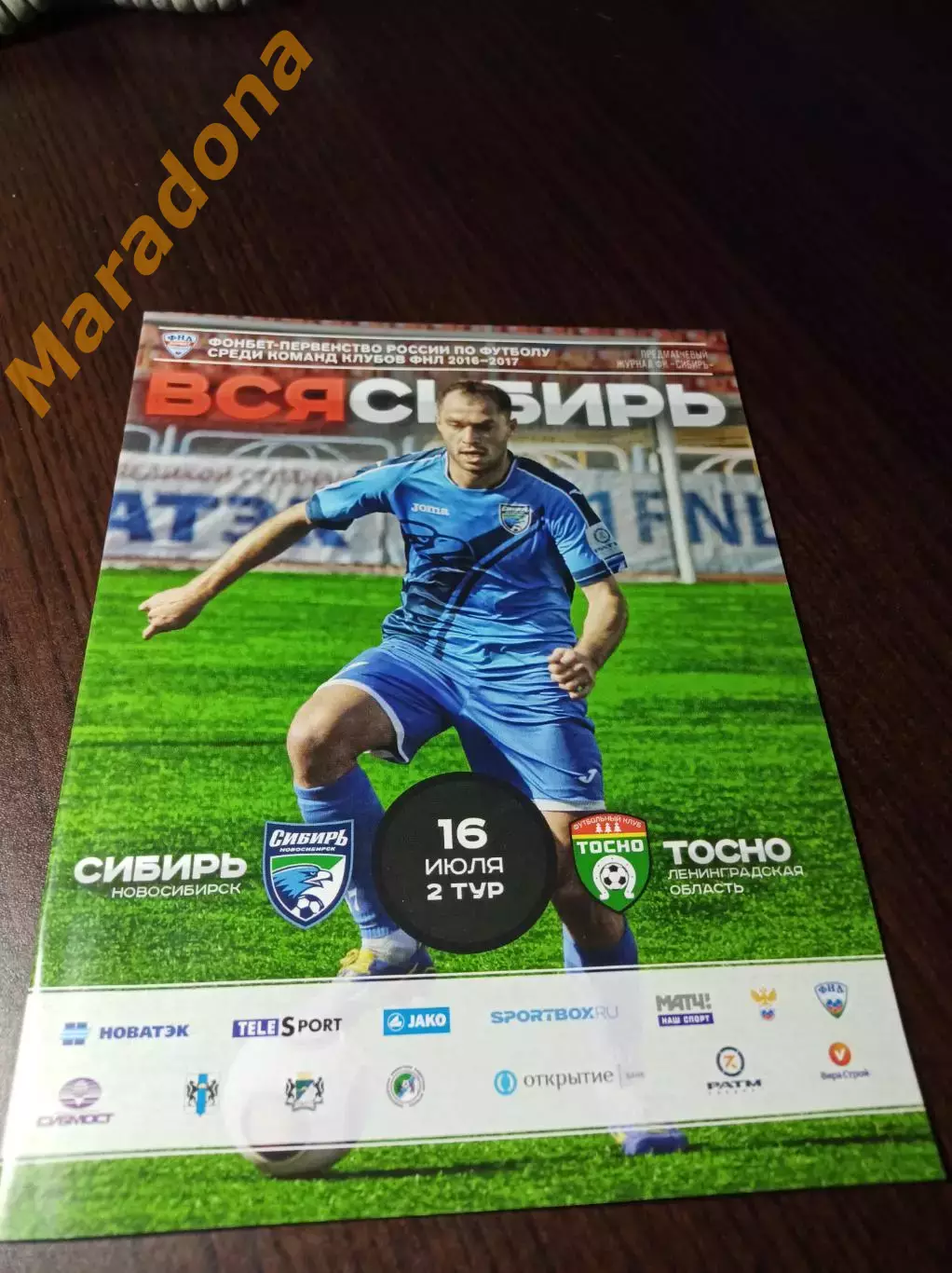 _ Сибирь Новосибирск - Тосно 2016