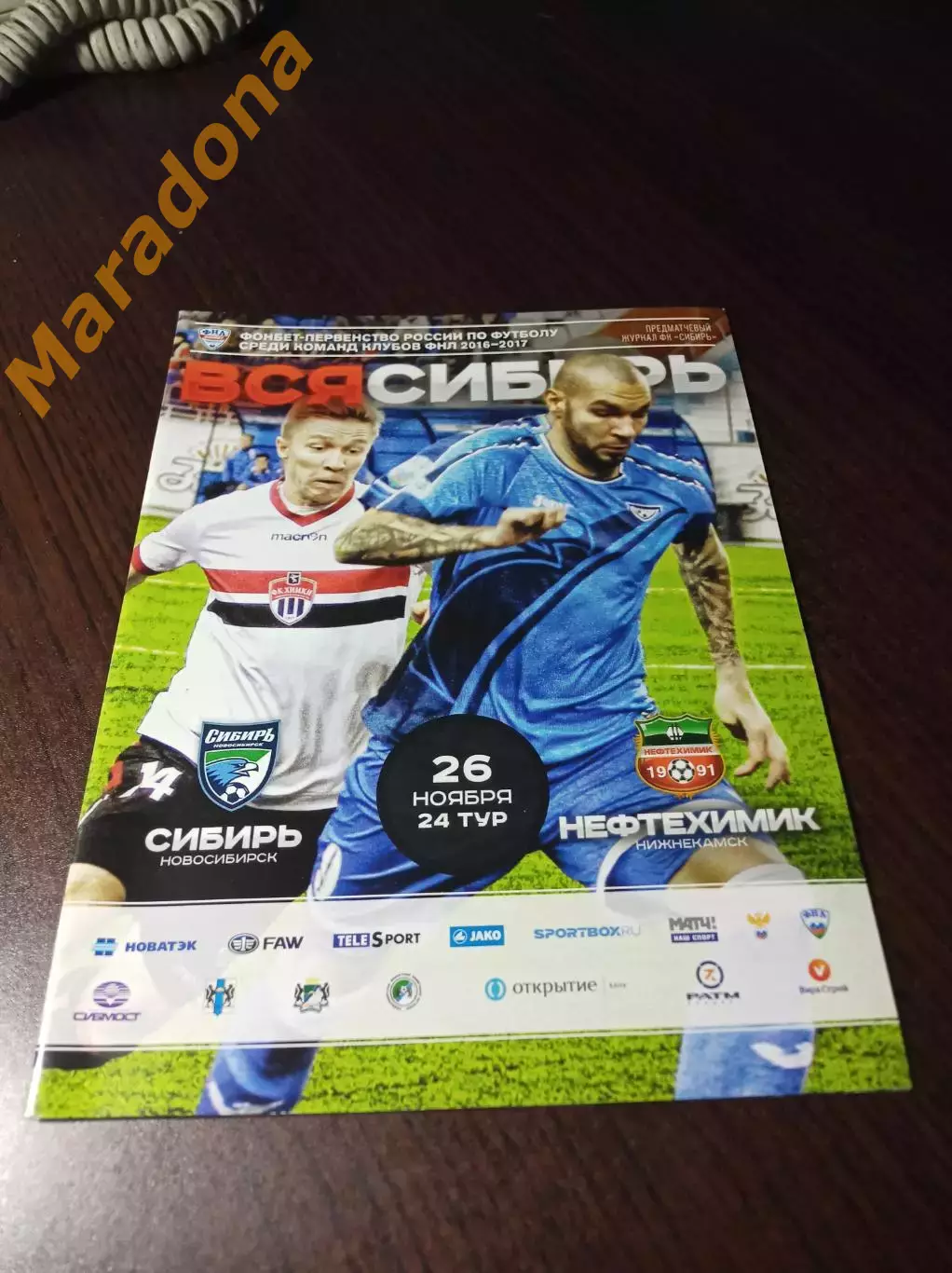 _ Сибирь Новосибирск - Нефтехимик Нижнекамск 2016