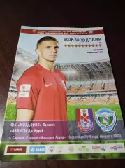 _ Мордовия Саранск - Авангард Курск 2018