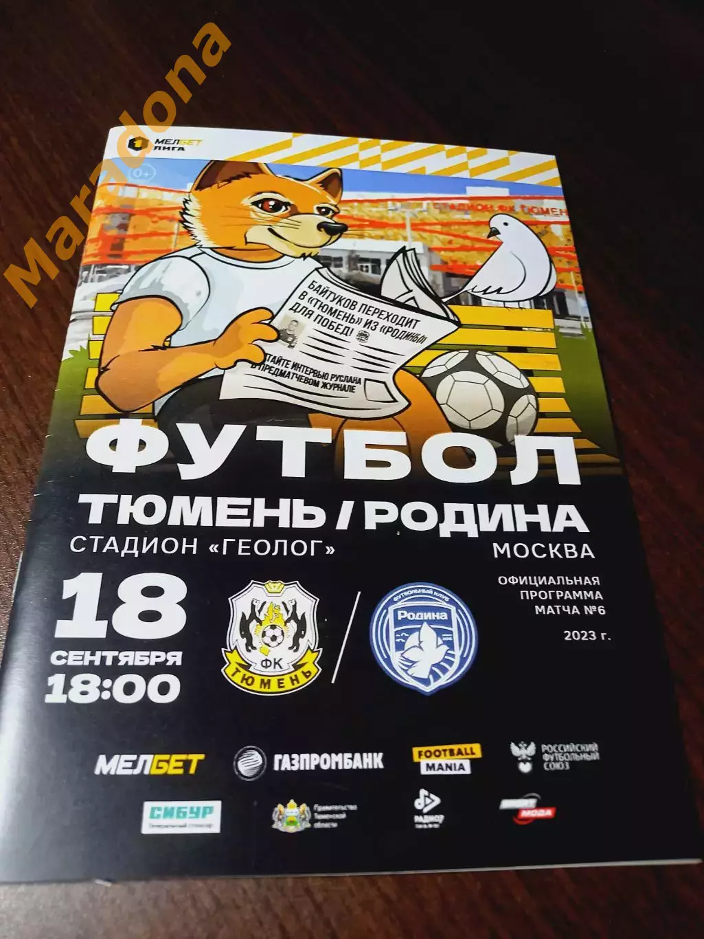 _ Тюмень - Родина Москва 2023