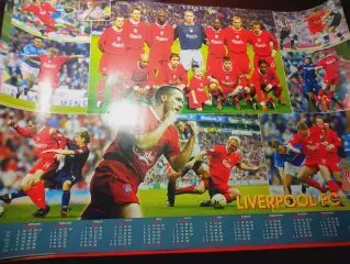 _ постер плакат Ливерпуль Англия 2004 Кубок УЕФА В мире футбола