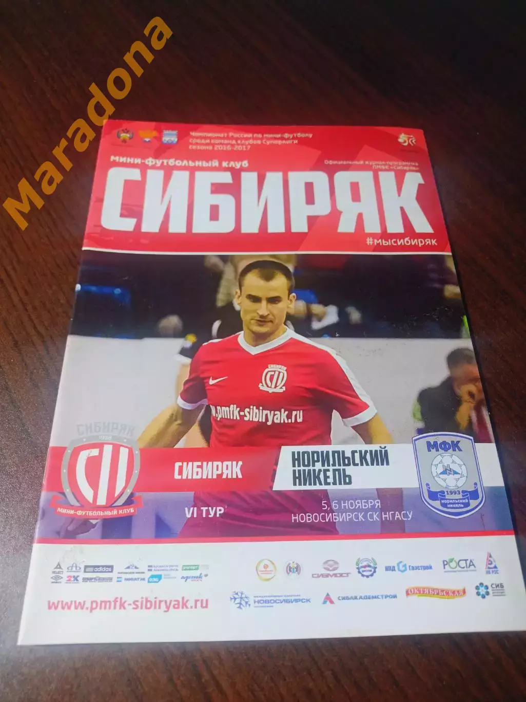 _ Сибиряк Новосибирск - Норильский никель Норильск 2016/2017