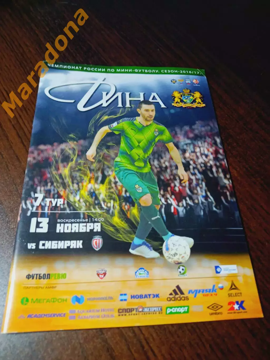 _ Дина Москва - Сибиряк Новосибирск 2016/2017