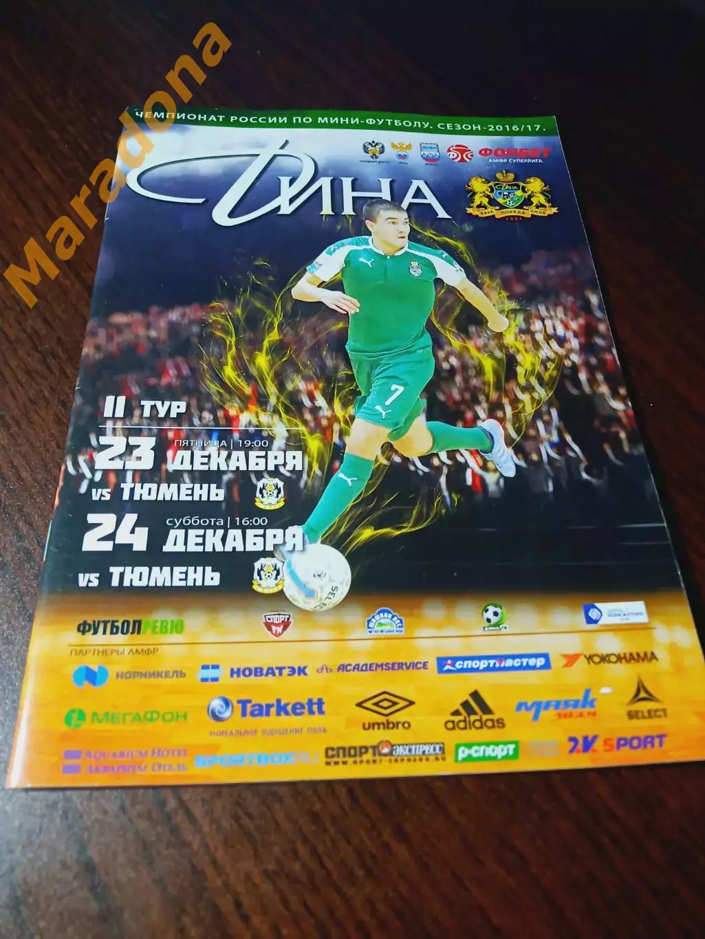 _ Дина Москва - Тюмень 2016/2017