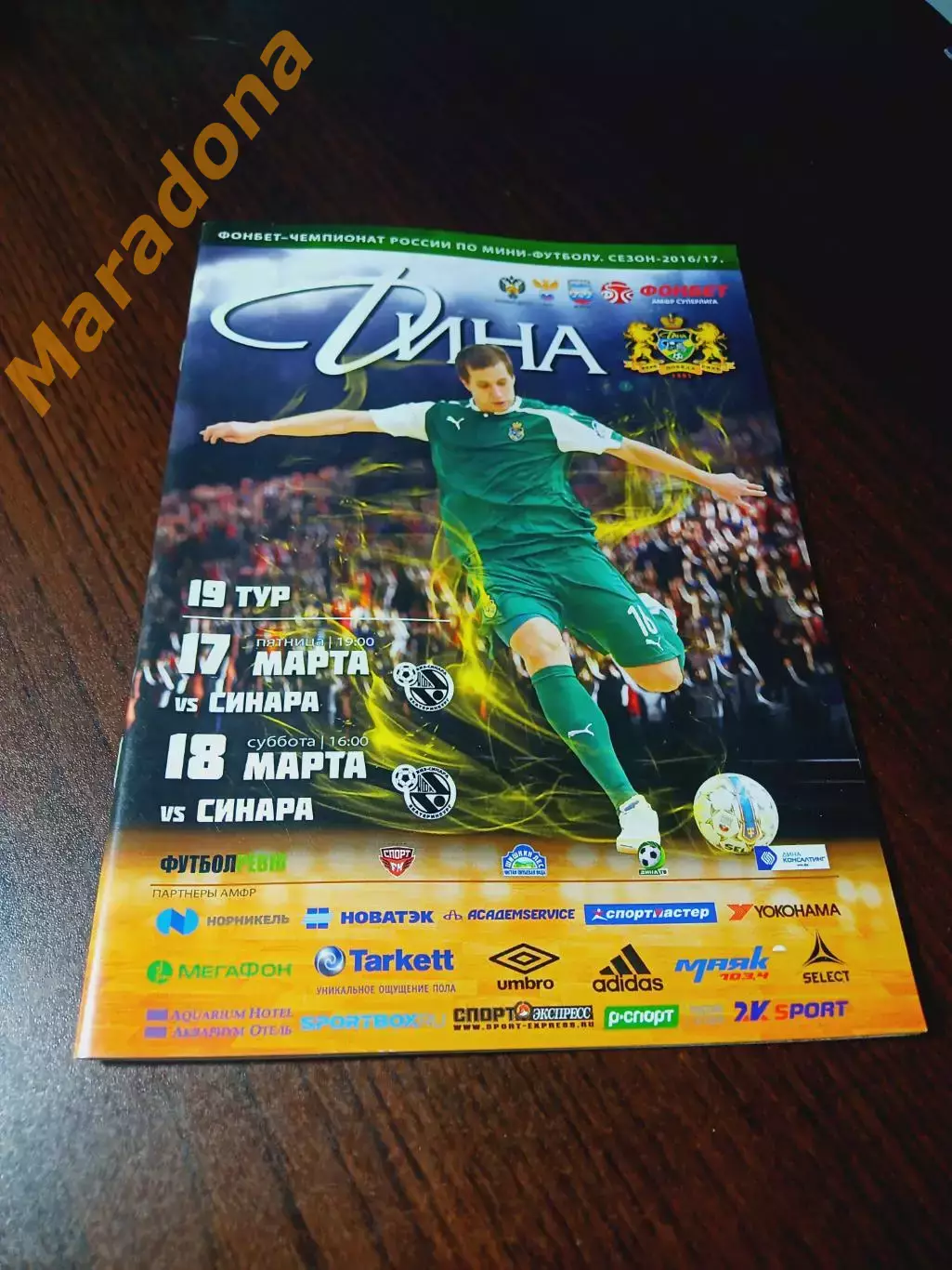 _ Дина Москва - Синара Екатеринбург 2016/2017