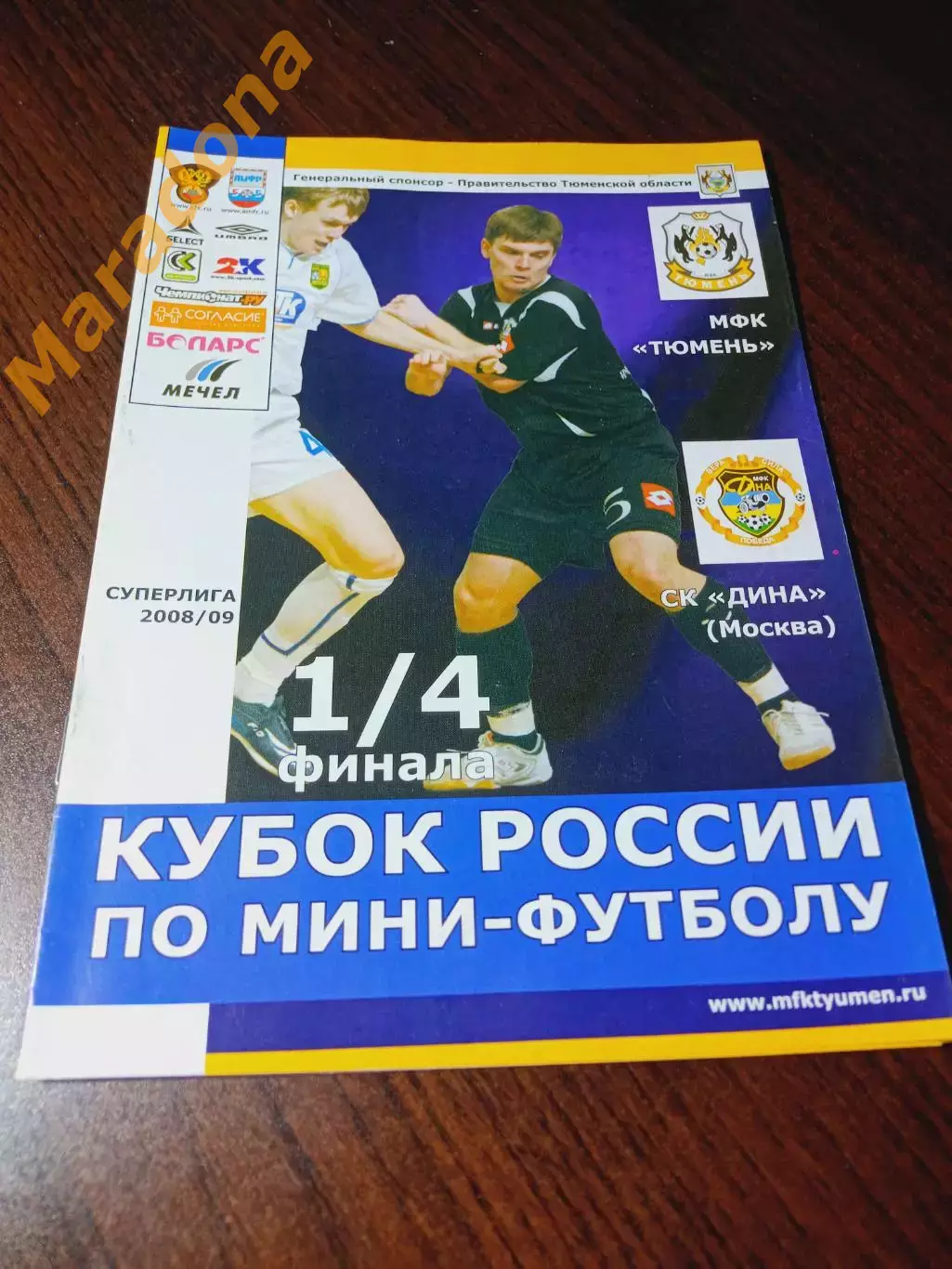 _ Тюмень - Дина Москва 2008/2009 Кубок