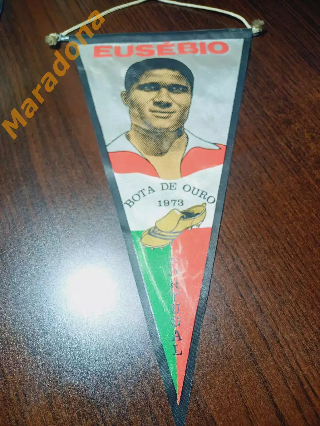Вымпел Эйсебио 1973 Португалия обладатель золотой бутсы