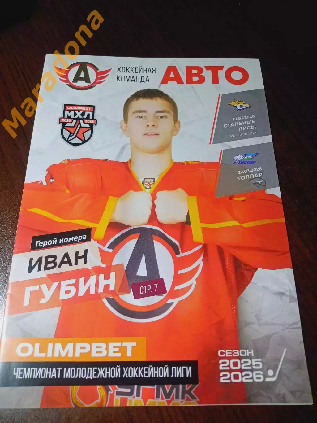 Авто Екатеринбург - Стальные Лисы Магнитогорск + Толпар Уфа 2025/2026