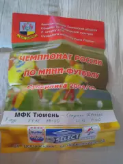 _ Афиша мини-футбол Тюмень - Спартак Щелково 2004