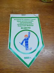 Вымпел хоккей с мячом турнир Живаева Димитровград 2005 3-е место Заря Ульяновск