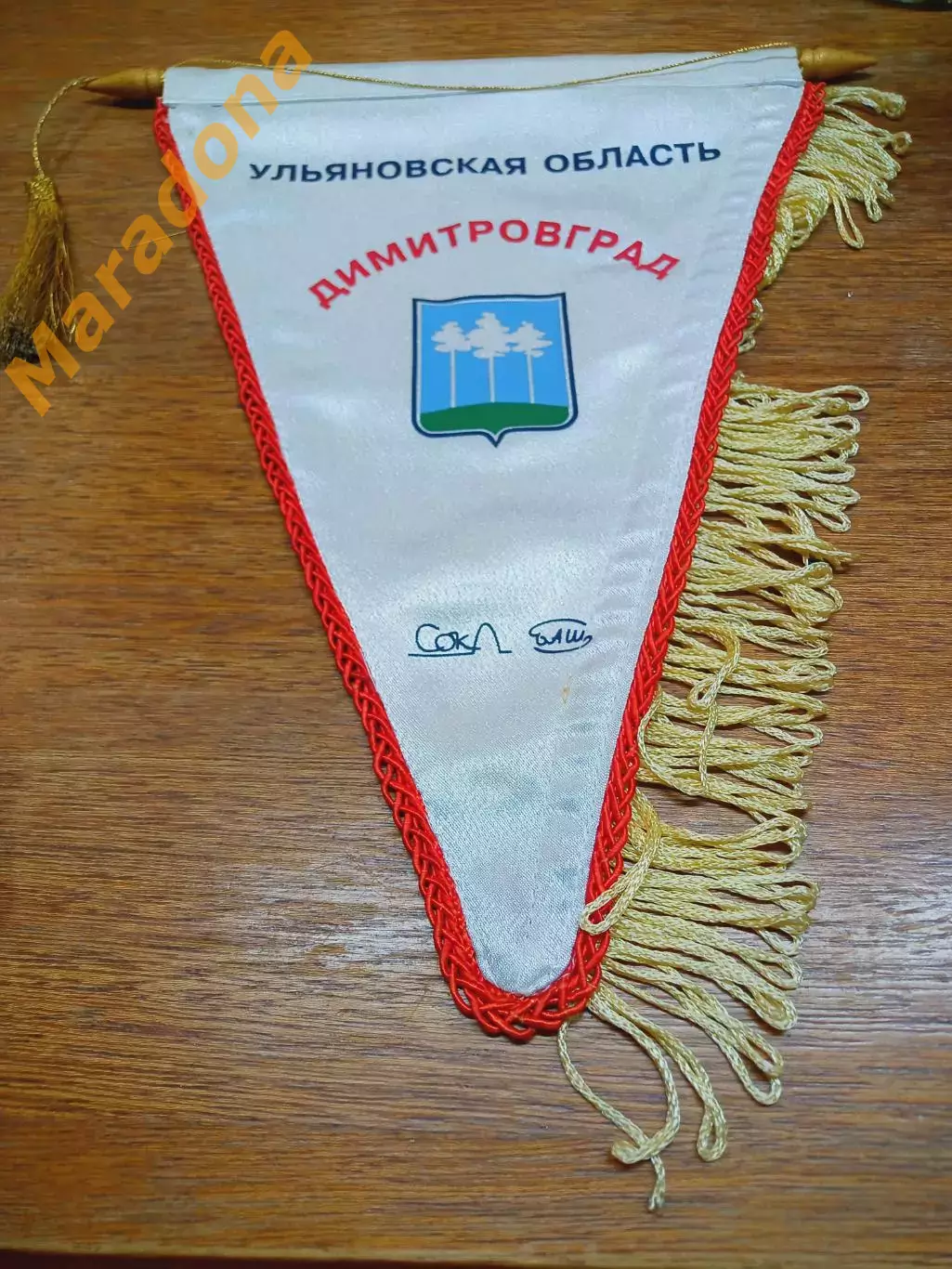 Вымпел матчевый хоккей с мячом Черемшан Димитровград 1
